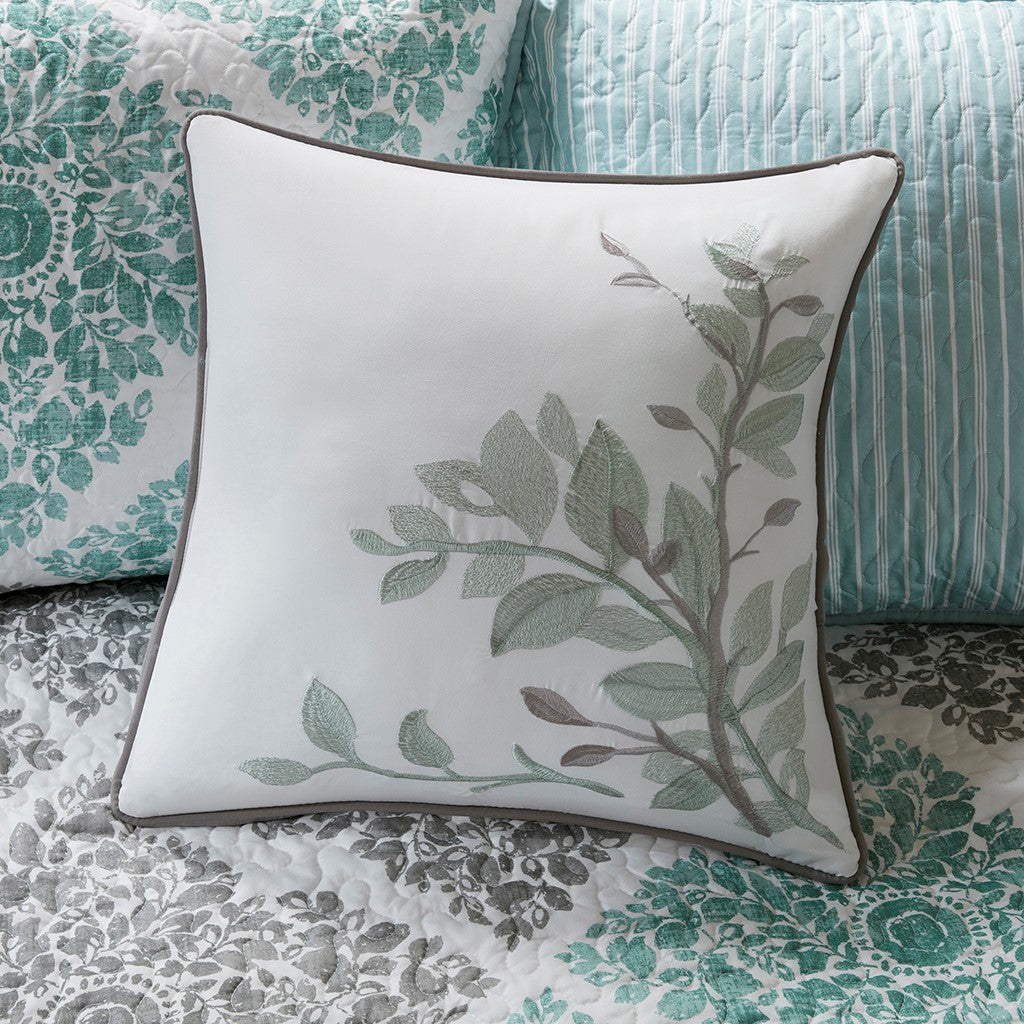 6 Piece Reversible Daybed Cover Set Aqua Daybed Aqua Cotton