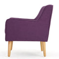 Arm Chair Purple Fabric