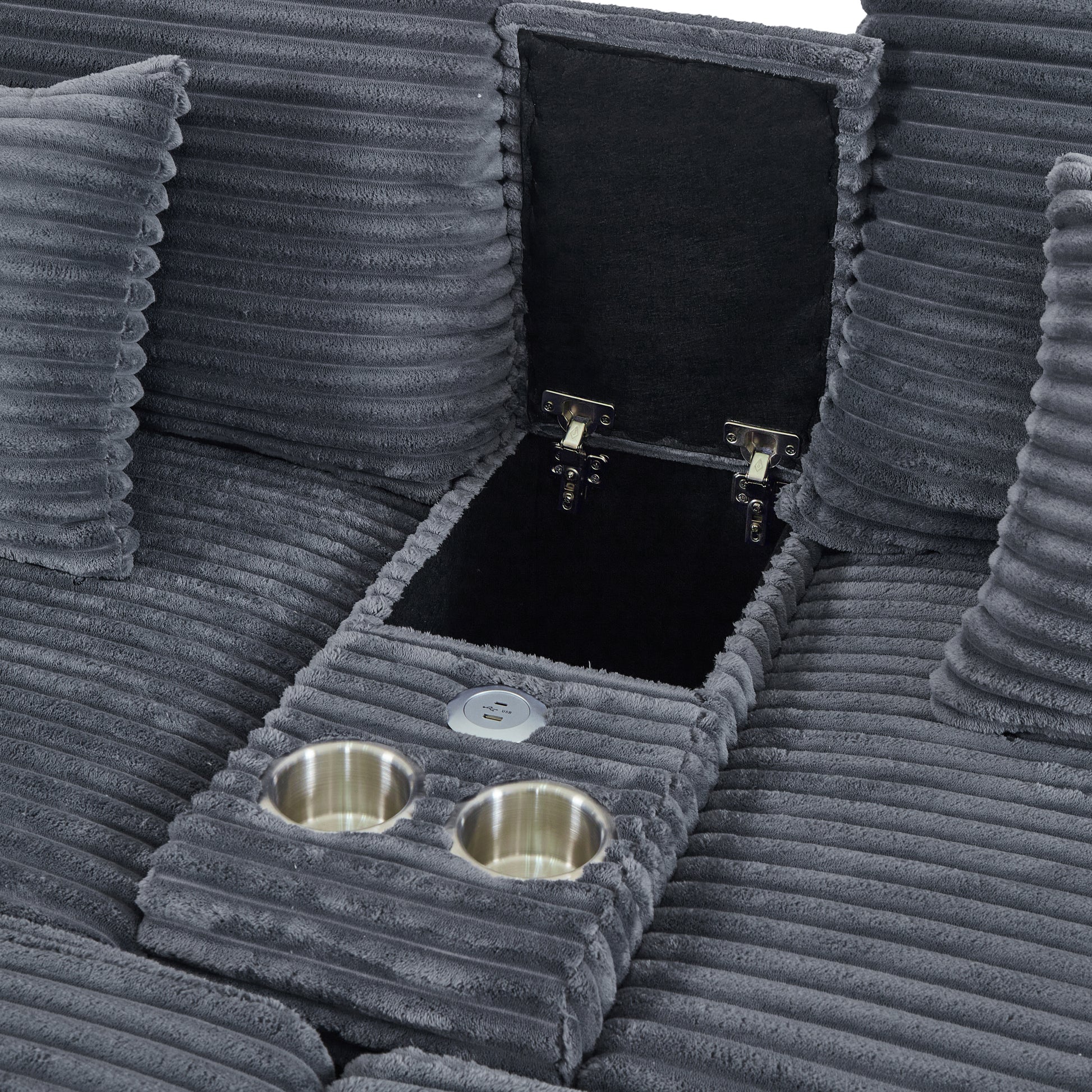 Seat Grey Grey Plywood 2 Seat