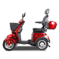 Xl3D4L Electric Mobility Recreational Travel Scooter For Adults,Mobility Scooters For Seniors, 4 Wheel Powered Mobility Scooters Red Abs Pc Abs Pc