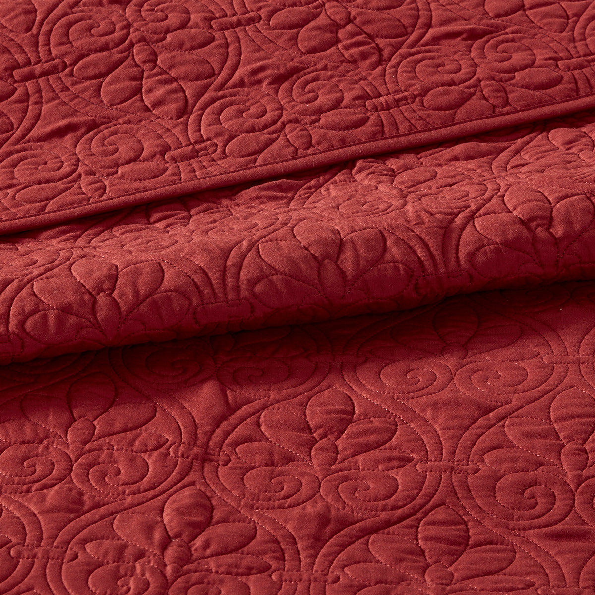 Reversible Bedspread Set Red Queen Red Cotton