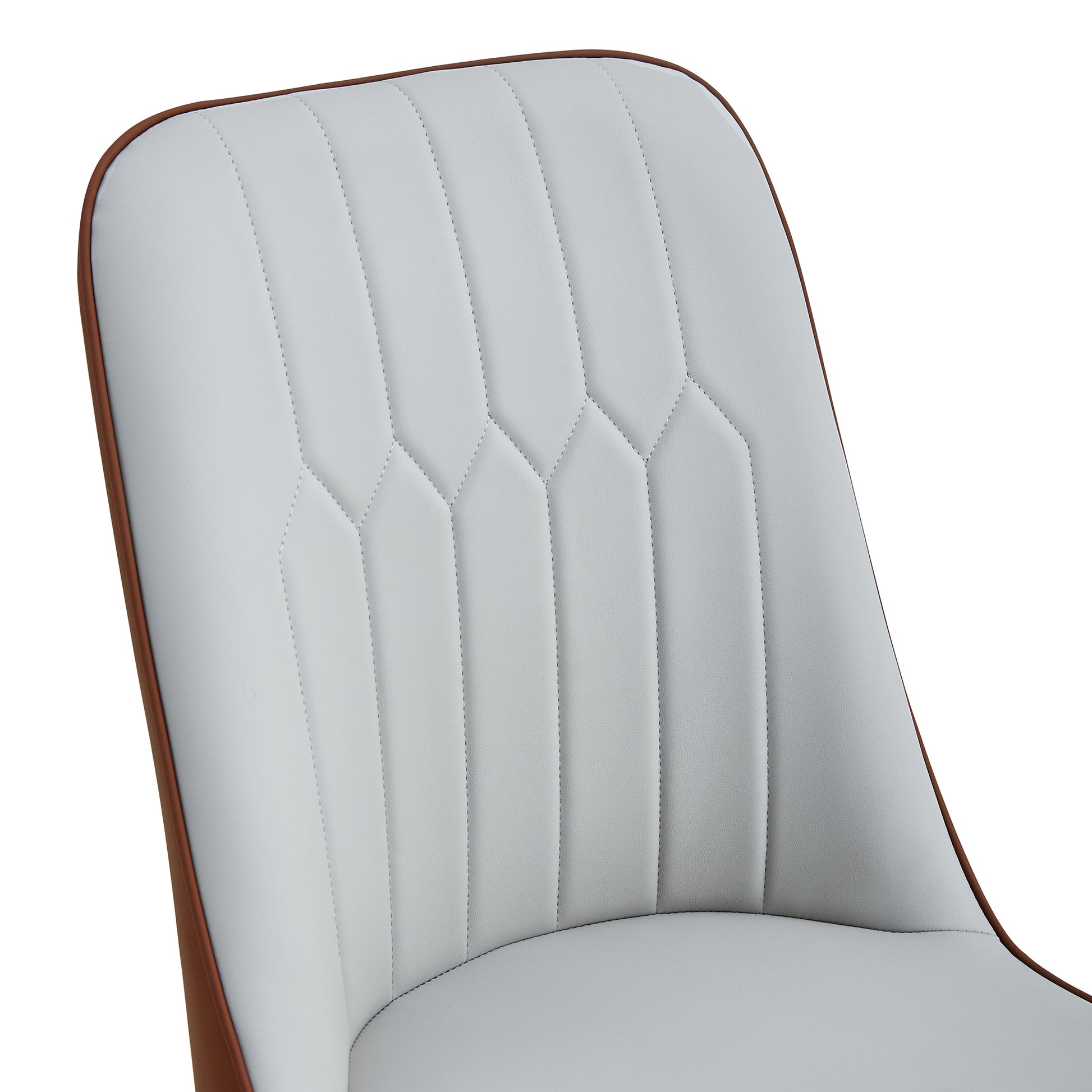 Table And Chair Set.Modern Rectangular Dining Table With Black Textured Stickers Glass Tabletop And Gold Plated Metal Legs.Paried With 4 Comfortable Chairs With Pu Seats And Black Metal Legs. Black Gold,Brown,Light Gray Seats 4 Glass Metal