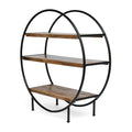 Round Shelf Natural Wood