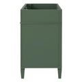 30'' Bathroom Vanity Without Top Sink, Modern Bathroom Storage Cabinet With 2 Drawers And A Tip Out Drawer Not Include Basin Green Bathroom Solid Wood Mdf