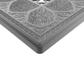 Cushions In Random Colors 7 Piece Set Of Cast Aluminum Patio Furniture With Cushions Yes Dining Set Black Seats 6 Rust Resistant Frame Water Resistant Cushion Garden & Outdoor Complete Patio Sets