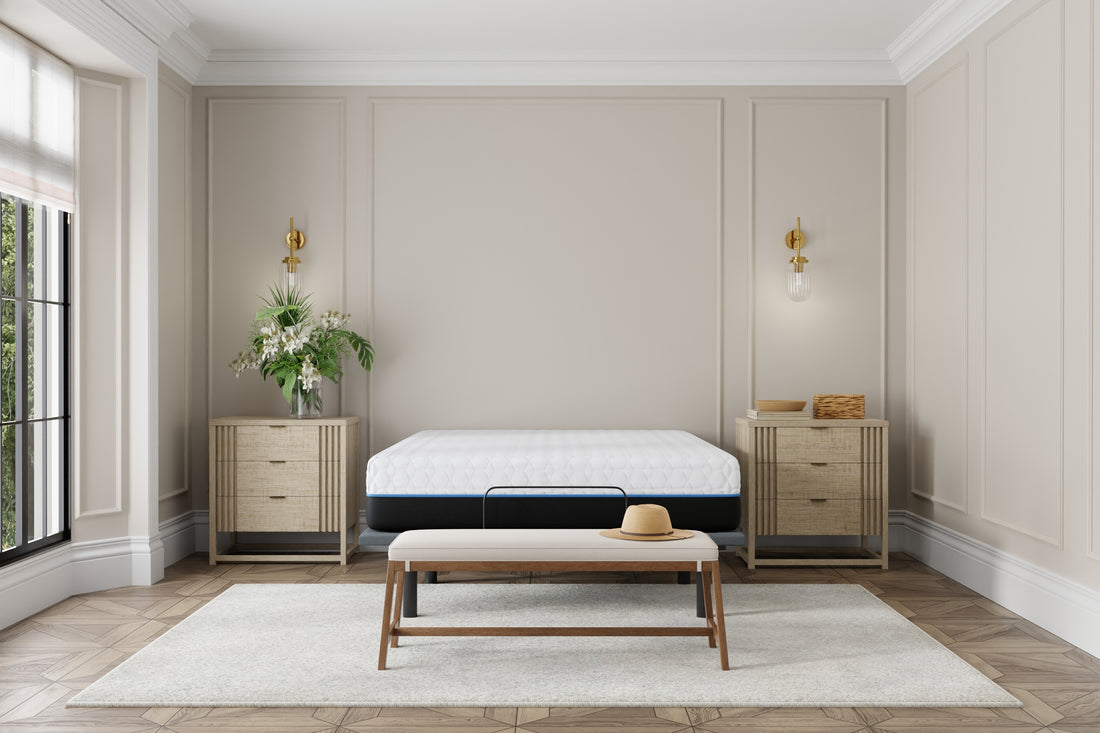 Copper Lux 12" Queen Soft Memory Foam Mattress With Phase Change Cooling Fabric White Gray Foam Queen