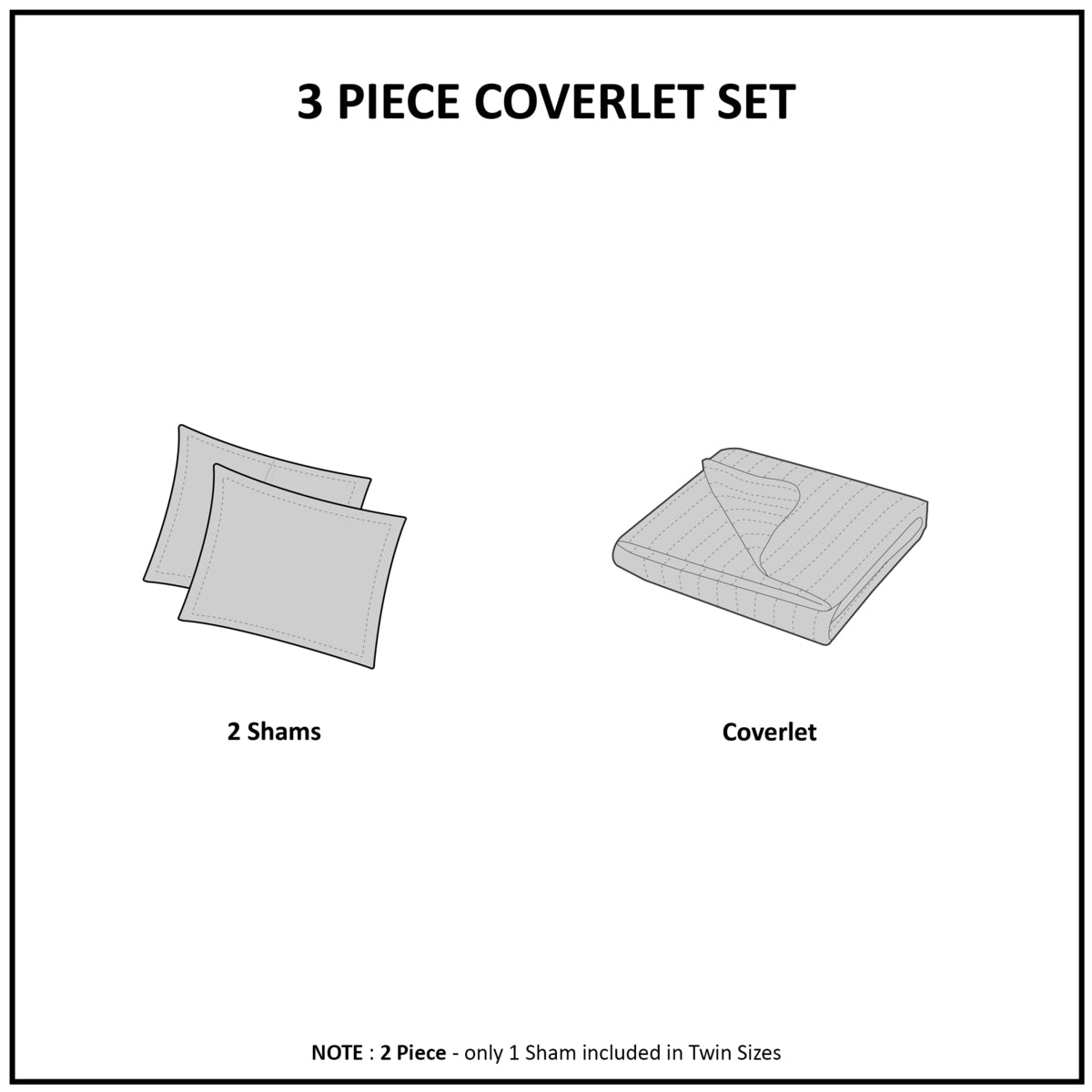 3 Piece Tufted Cotton Chenille Coverlet Set Ivory Taupe Full Queen Ivory Taupe Cotton