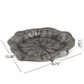 Platter Clear Antique Nickel Aluminium