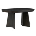 Retro Extendable Dining Table With A 16 Inch Middle Leaf For Dining Room And Kitchen Espresso Espresso Solid Wood Mdf