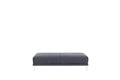 Modern Ink Blue Large Ottoman Metal Legs 1Pc Cocktail Ottoman Living Room Blue Faux Leather Primary Living Space Blue Contemporary,Modern Rectangle Bonded Leather