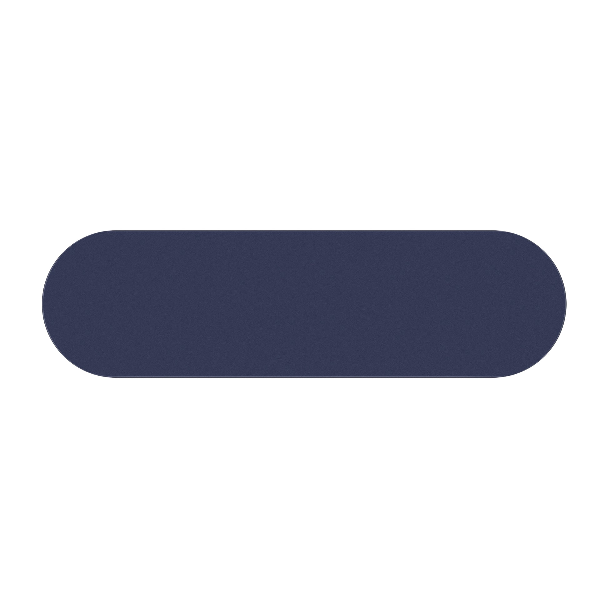 Vertical Striped Door Storage Cabinet With Metal Handles, Adjustable, Suitable For Study, Entryway And Living Room Navy Blue Mdf