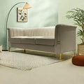 Fx P82 Be Sofa Modern Chenille Sofa, 82.67