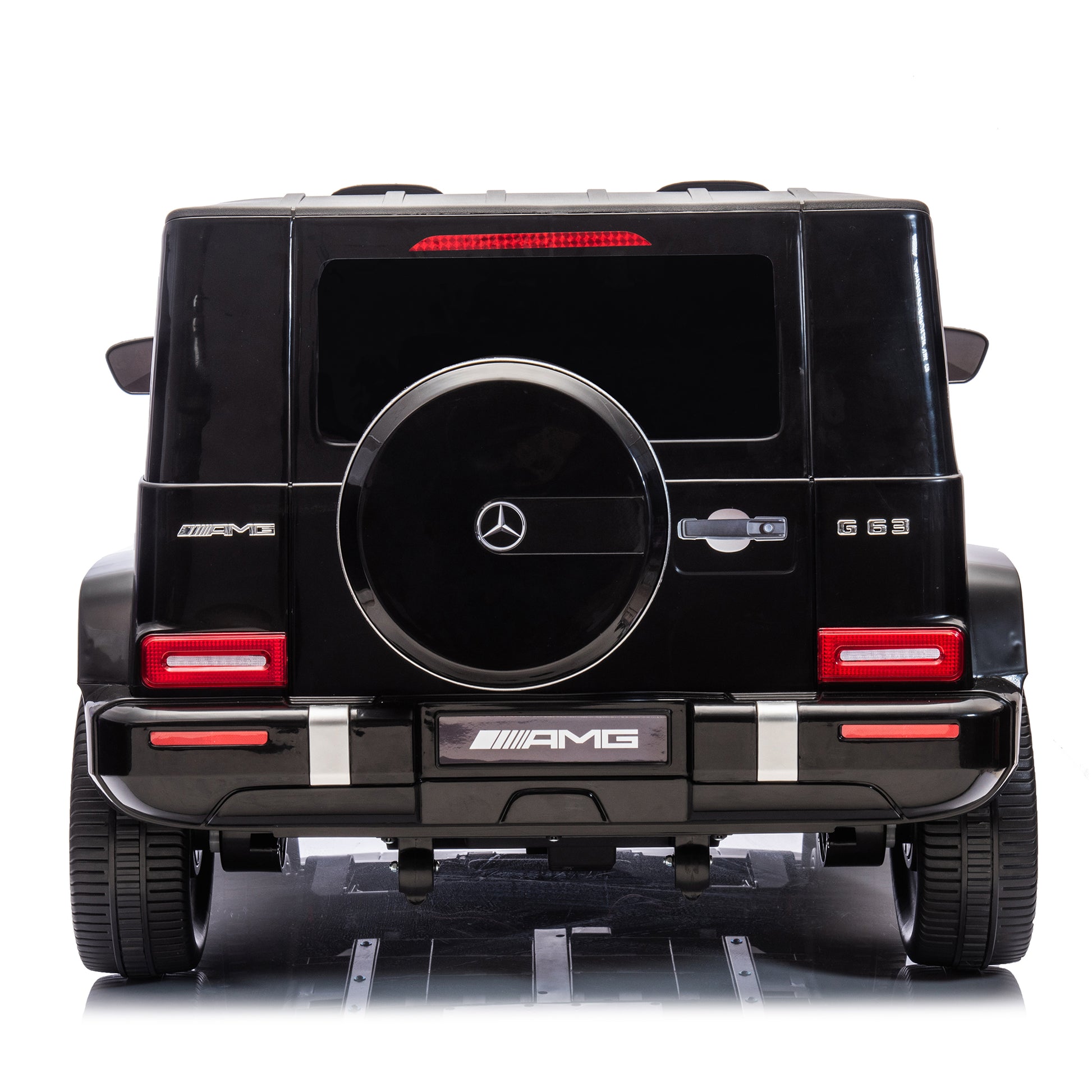 24V 2 Seater Kids Ride On Car Licensed Mercedes Benz G63 Powerful 4Wd For Kids Ages 3 8, With 7Ah Big Battery, Remote Control, Soft Braking, 4 Wheel Suspension, Led Headlight & Music,Black Black Polyethylene
