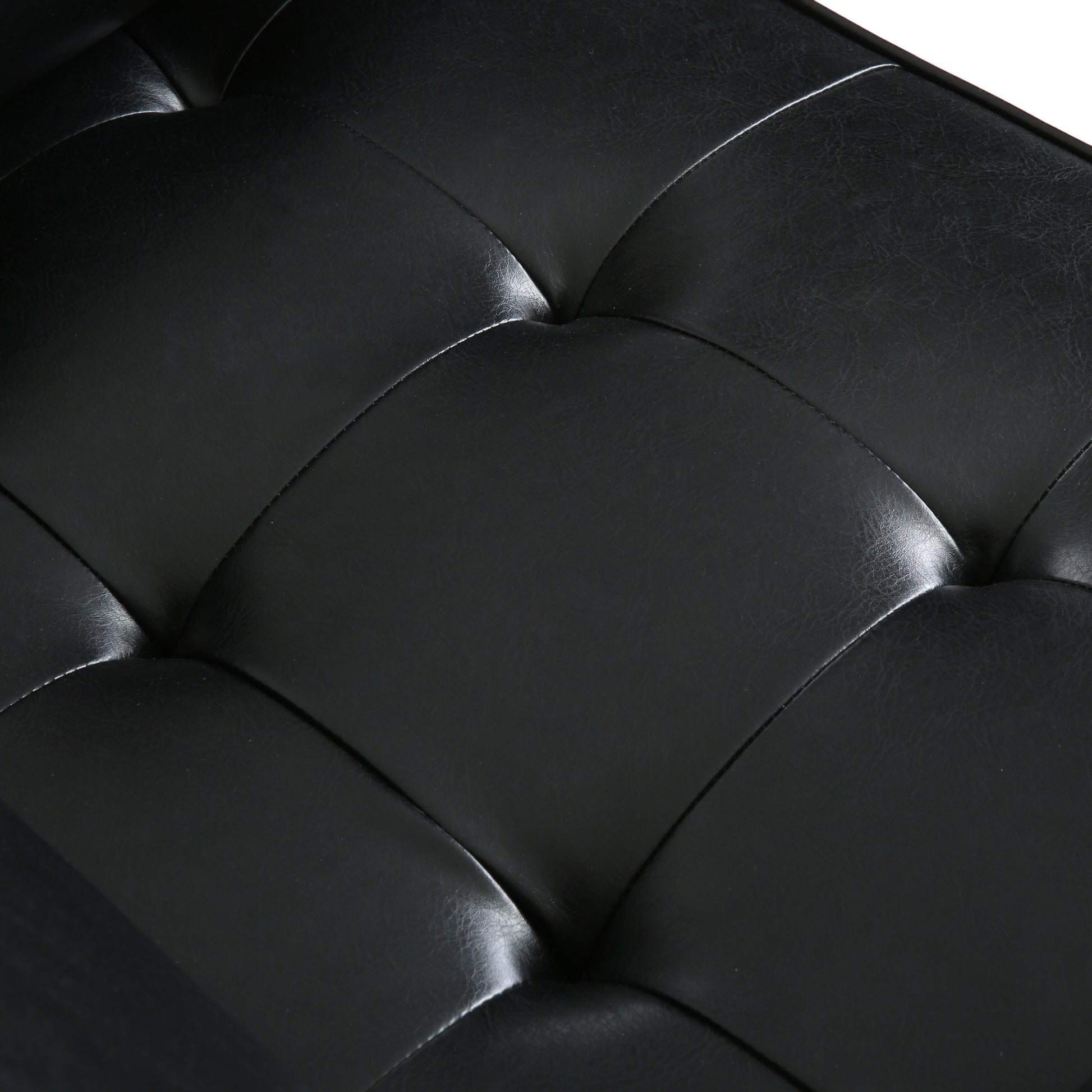 Club Chair Black Pu