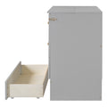 Full Size Murphy Bed With Large Drawers,Gray Full Gray Plywood