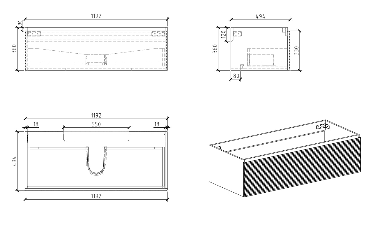 48" Floating Bathroom Vanity With Sink, Modern Wall Mounted Bathroom Storage Vanity Cabinet With Countertop And Soft Close Drawers, Ink Black Cruis 48 Black Wood