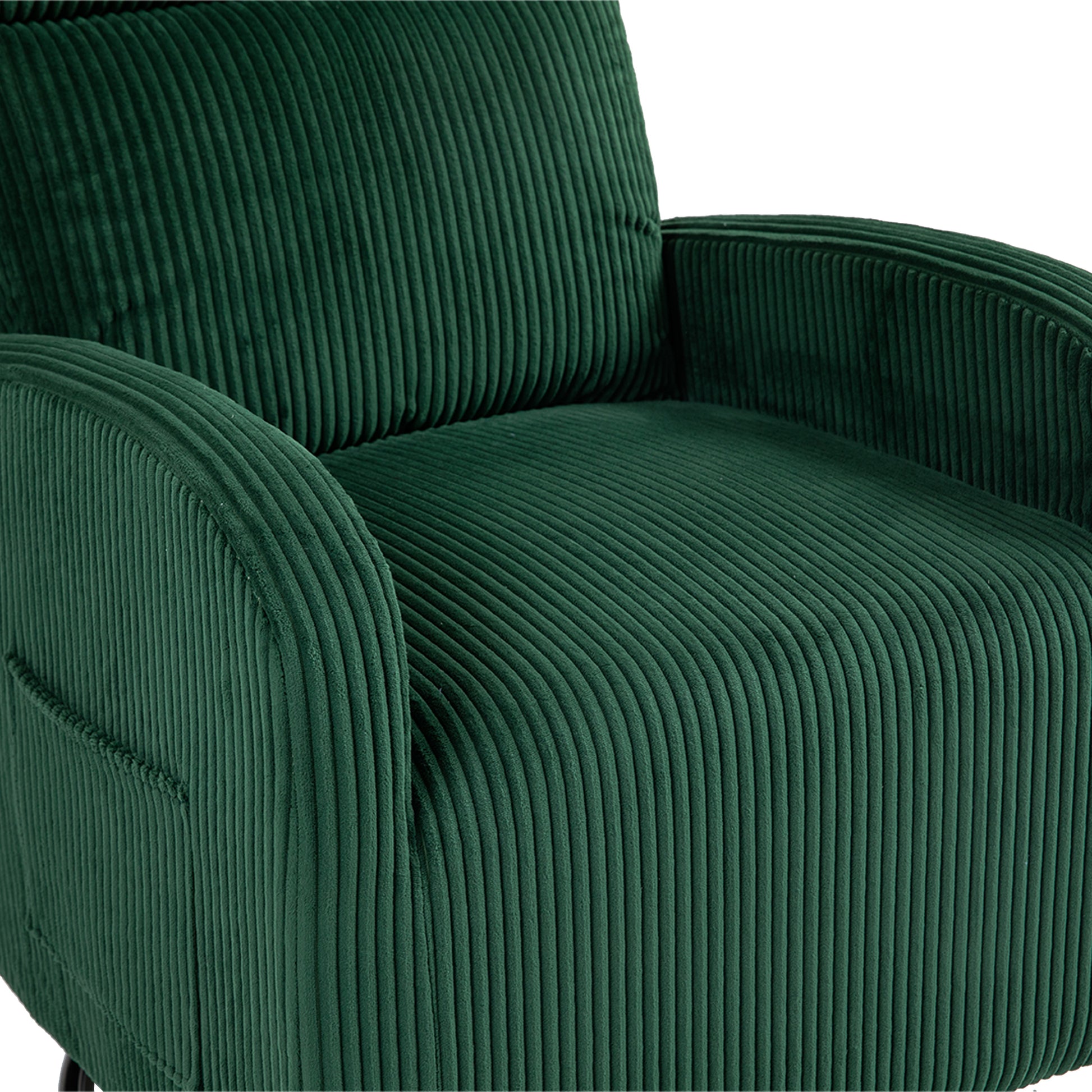 Jiada Upholstered Swivel Glider.Flannel Fabric.Rocking Chair For Nursery In Dark Green.Modern Style One Left Bag Dark Green Primary Living Space Foam Fabric Metal