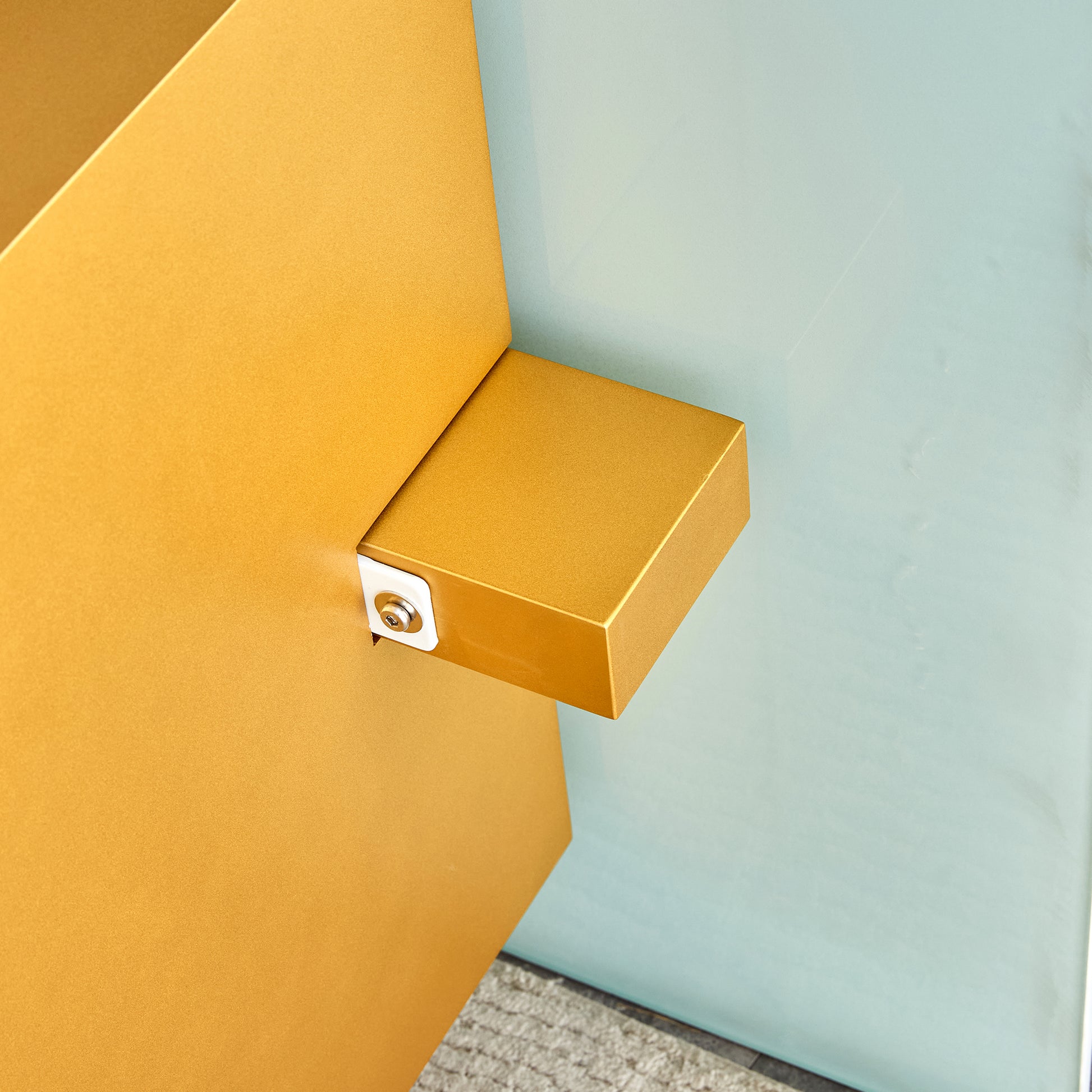 Large Modern Rectangular Table With 0.4 Inch Patterned Tabletop And Large Mdf Table Legs, Suitable For Kitchen, Dining Room, And Living Room 71 "* 35.4" * 30 " 1546 Gold Mdf Glass