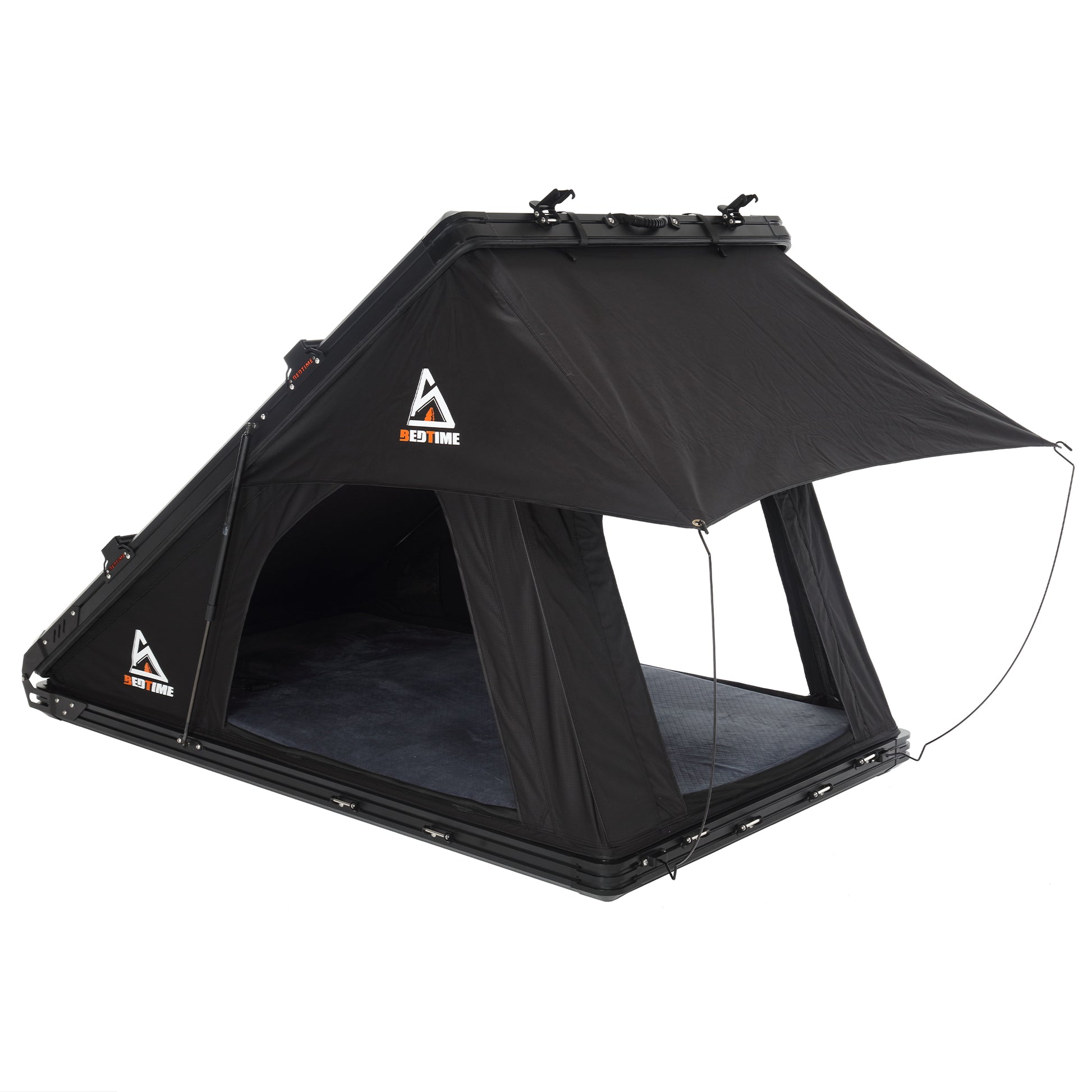Bedtime Hard Shell Rooftop Tent Honeycomb Aluminum,Hydraulic Support,Three Second Speed Open,Roof Rack,High Rebound Memory Sponge Mattress,Sturdy,Better Ventilation For 2 3 People Car Suv Truck Tent