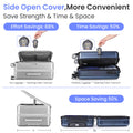 Luggage Sets 3 Piece 20 24 28 , Expandable Carry On Luggage With Tsa Lock Airline Approved, 100% Pc Hard Shell And Lightweight Suitcase With Front Pocket And Spinner Wheels Silver Pc