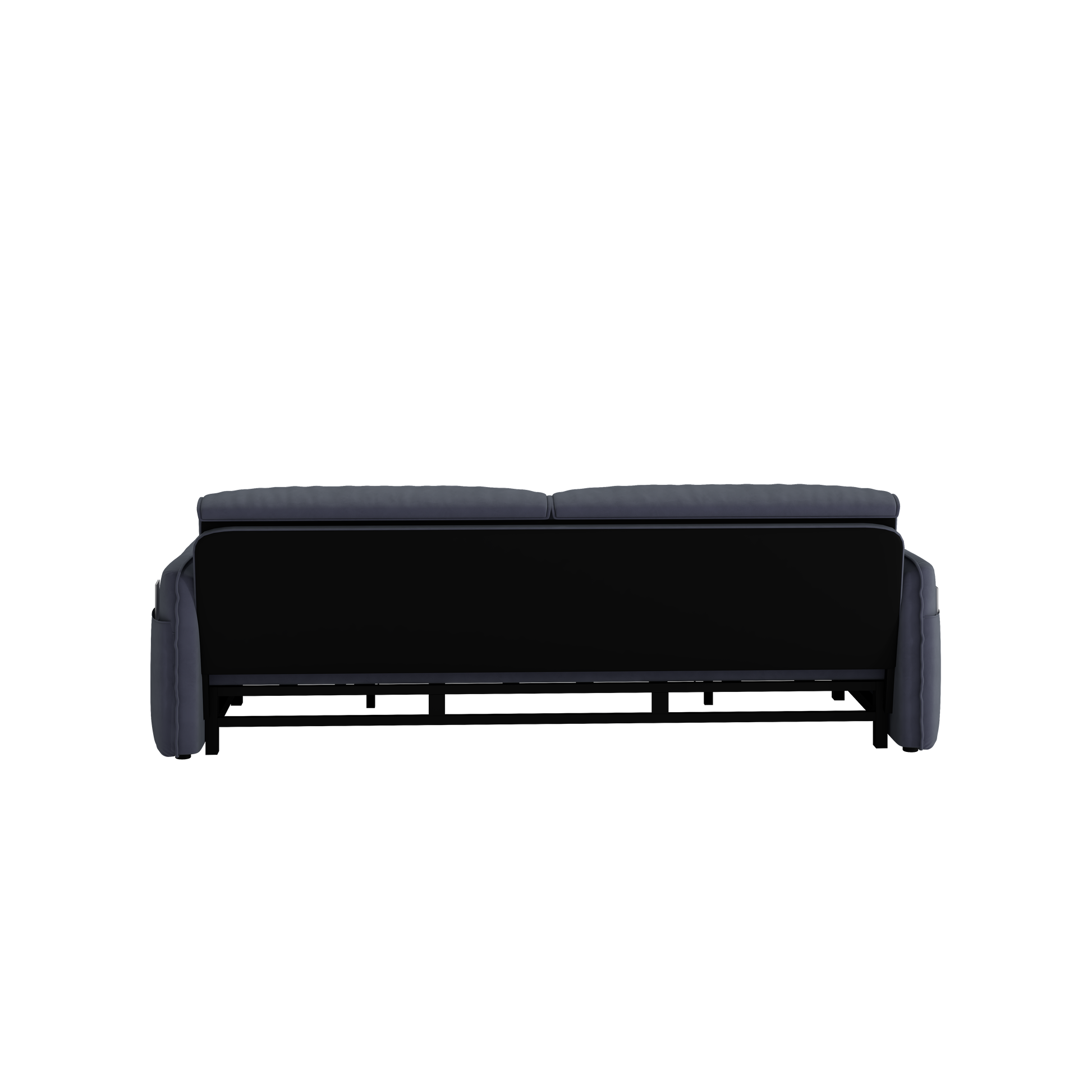 63.8" Queen Pull Out Sofa Bed, 3 In 1 Convertible Sleeper Sofa With Side Storage,Multi Functional Velvet Loveseat Bed For Living Room,Bedroom,Apartment,Office,Grey Old Sku:W1885122052 W1885P154639