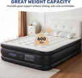 Twin Camping Air Mattress With Built In Electric High Speed Pump, 18