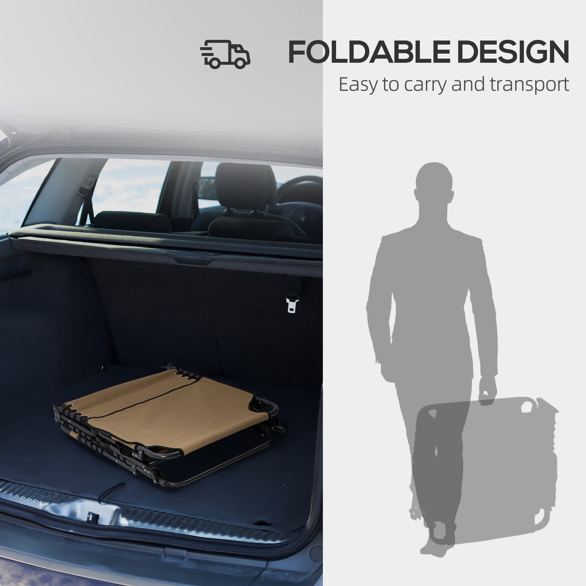 Outsunny 2 Piece Folding Chaise Lounge With 5 Level Reclining Back, Outdoor Tanning Chair With Reading Face Hole, Outdoor Lounge Chair With Side Pocket & Headrest For Beach, Yard, Patio, Beige Beige Steel