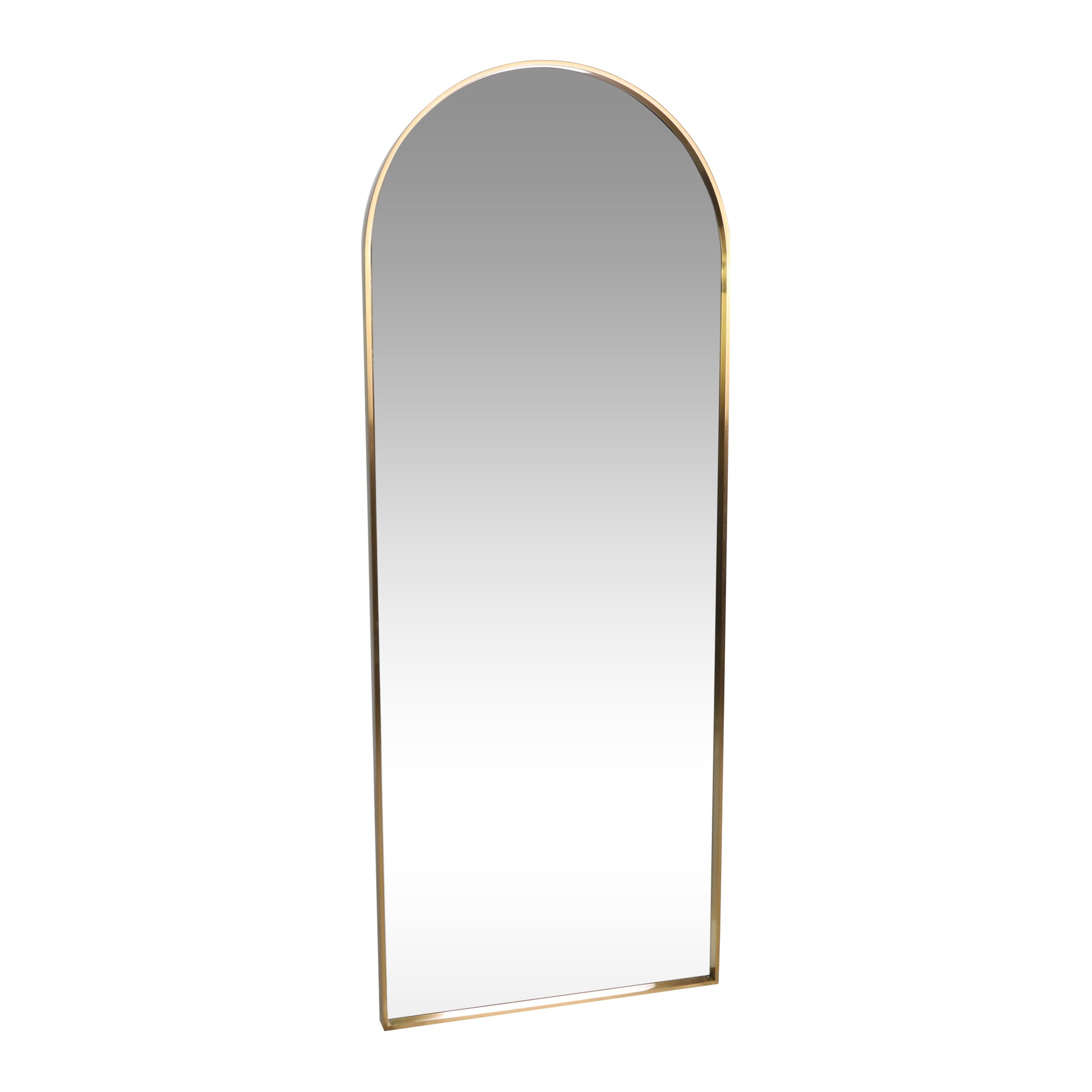 Length Mirror Antique Brass Mdf