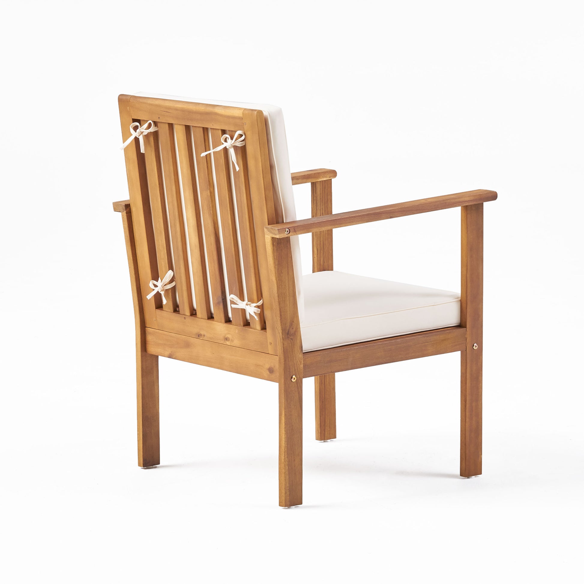 2 Club Chair & Table Brown Wood