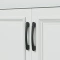 36'' Bathroom Vanities With Single Sink, Modern Under Mount Bathroom Sink Cabinet With 2 Closing Doors & 4 Drawers. White, 35.8''W X 19.7''D X 35.4''H. White Particle Board Mdf