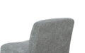 Comfy Accent Chair, Upholstered Slipper Chair, Armless Chair With Wood Legs And Soft Fabric For Living Room, Bedroom, Grey Gray Foam Wood Fabric