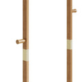 Coat Racks Solid Wood Hanger 23.6* 11*64.1In Solid Environmental Protection Easy To Assemble Beautiful Can Be Placed In The Bedroom Entrance Living Room Burly Wood Natural Wood Wash Light Brown