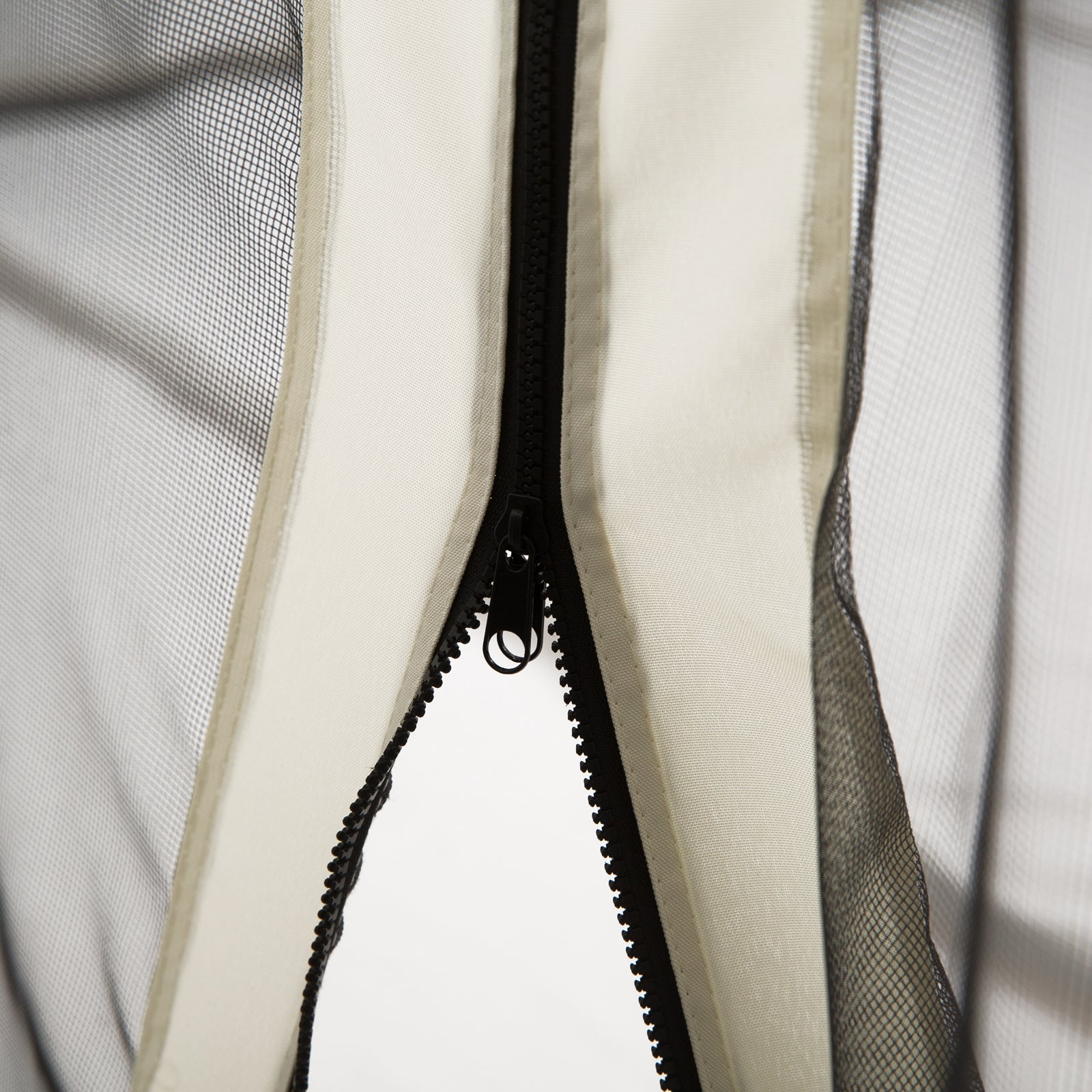 Outsunny 10' X 12' Universal Replacement Mesh Sidewall Netting For Patio Gazebos And Canopy Tents With Zippers, Sidewall Only , Beige Cream White Polyester