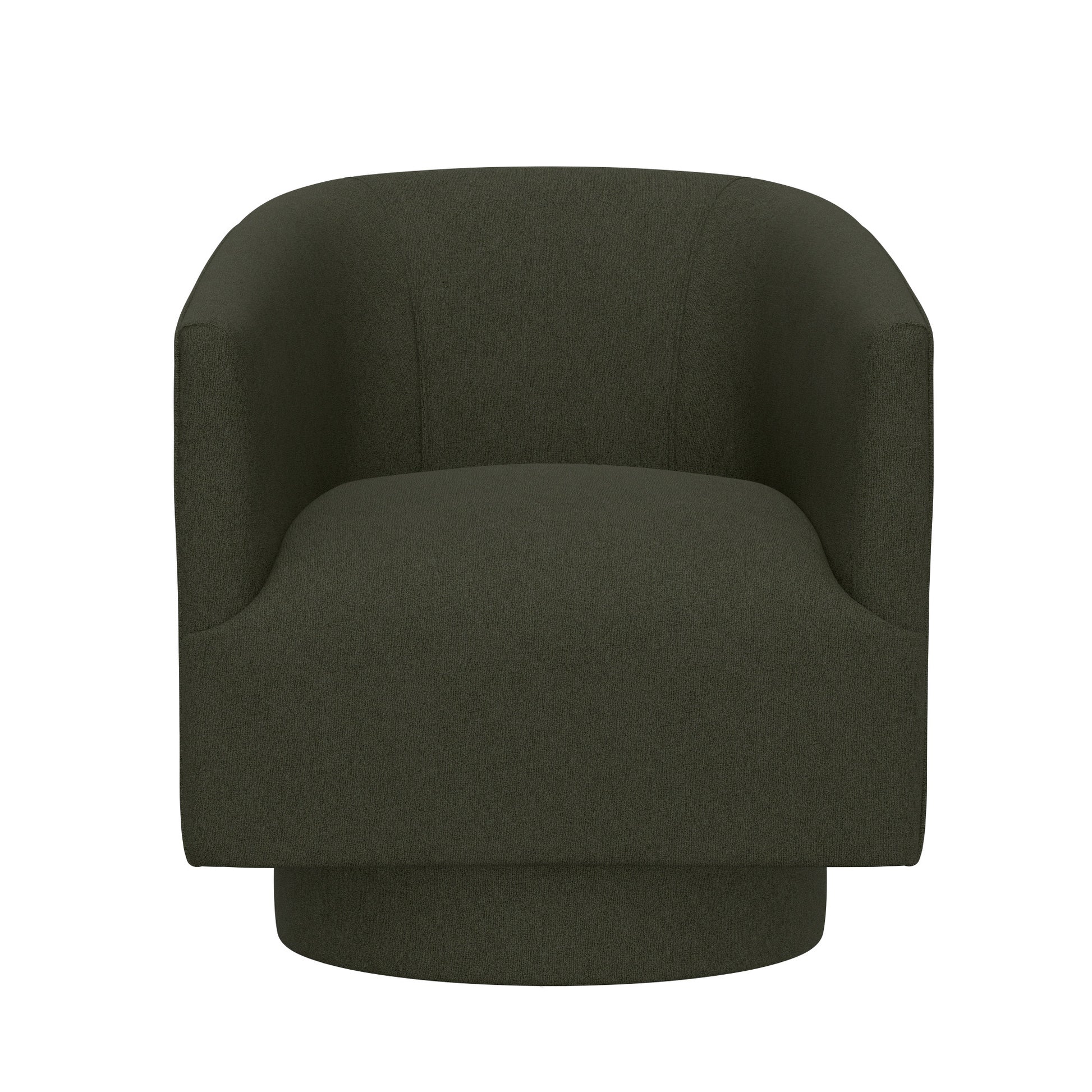Bralin Green Swivel Accent Chair Green Foam Engineered Wood