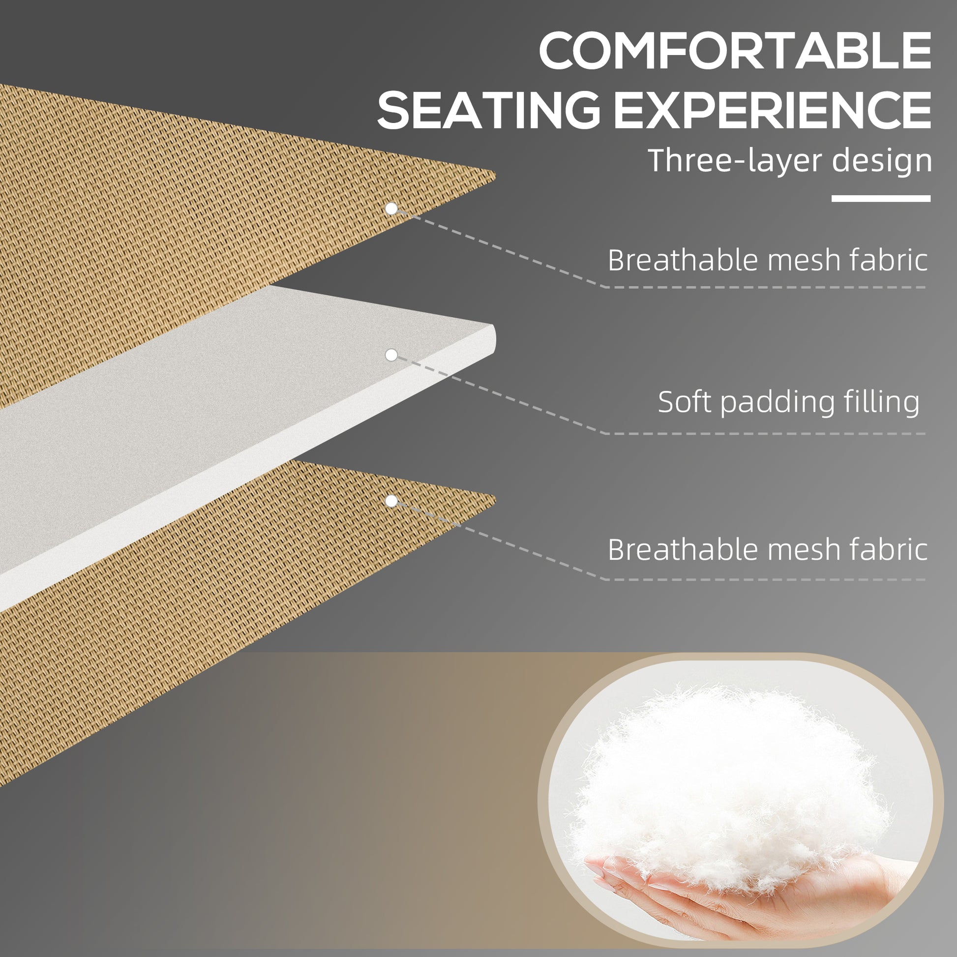 Outsunny Folding Chaise Lounge With 5 Level Reclining Back, Outdoor Tanning Chair With Reading Face Hole, Outdoor Lounge Chair With Side Pocket & Headrest For Beach, Yard, Patio, Beige Beige Steel