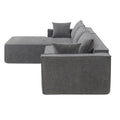 9587G Package Gray Chenille 1 Seat