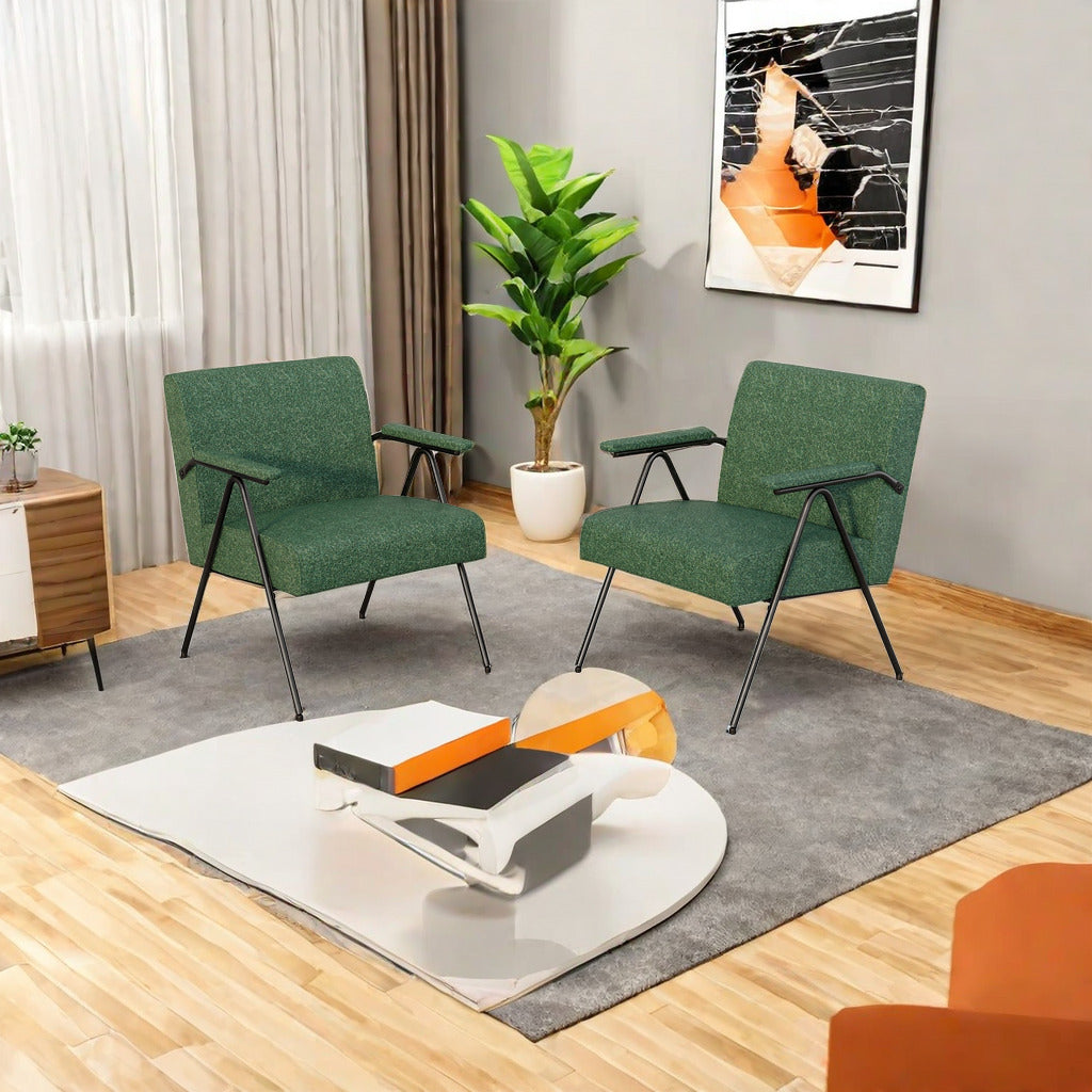 Fx P91 Gr Sofa Chair Temu Suitable Green Linen 1 Seat