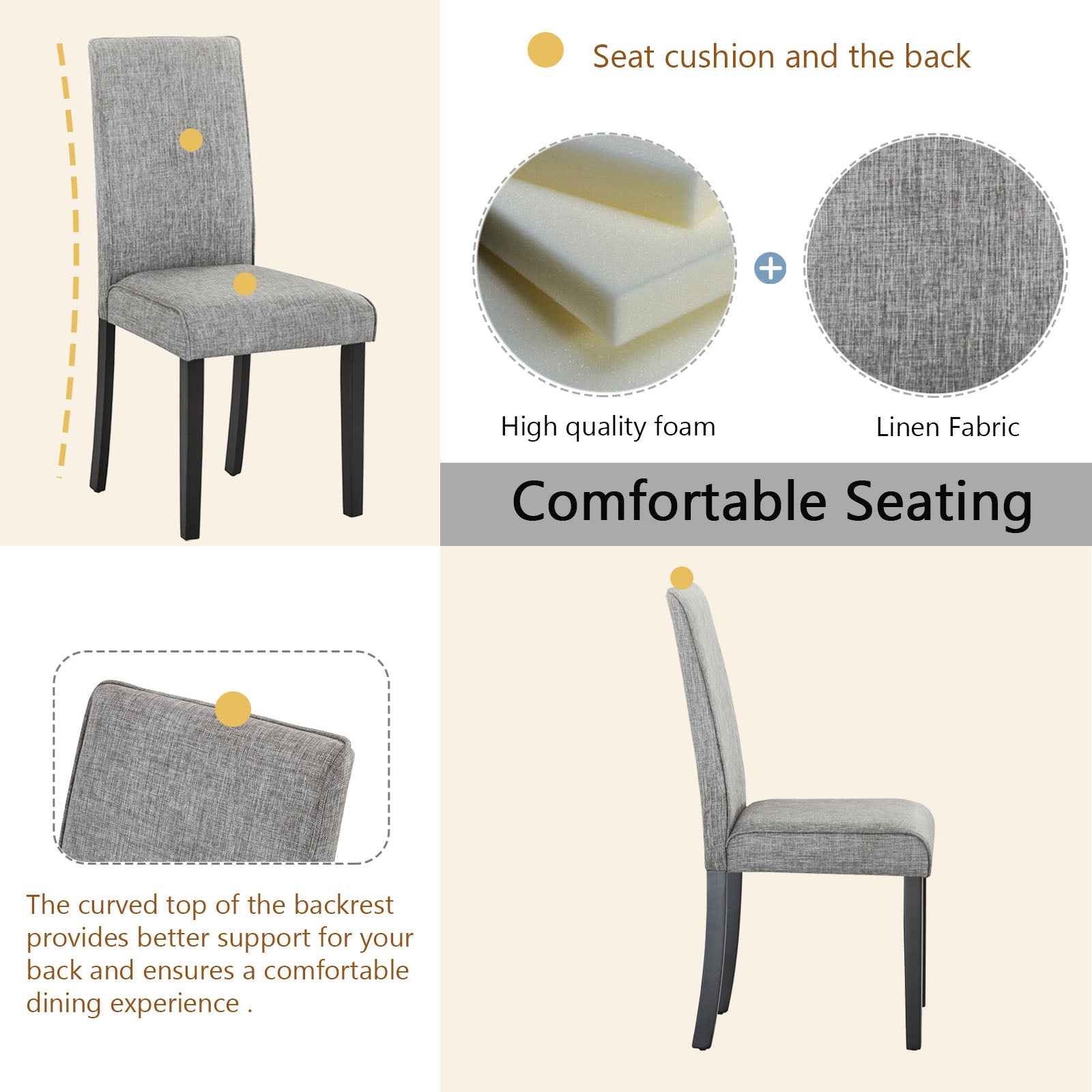 Faux Marble Dining Rectangular Table, 4 Person Wood Dining Table, White Dark Espresso Gray Upholstered Chair Faux Marble White Dark Espresso Gray Seats 4 Wood Dining Room Rectangular 4 Leg Rectangular Dining Table With Chair Mdf,Paper,Rubber Wood