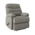 The Grayson Gray Polyester Manual Handle Wood Cushion Back Polyester