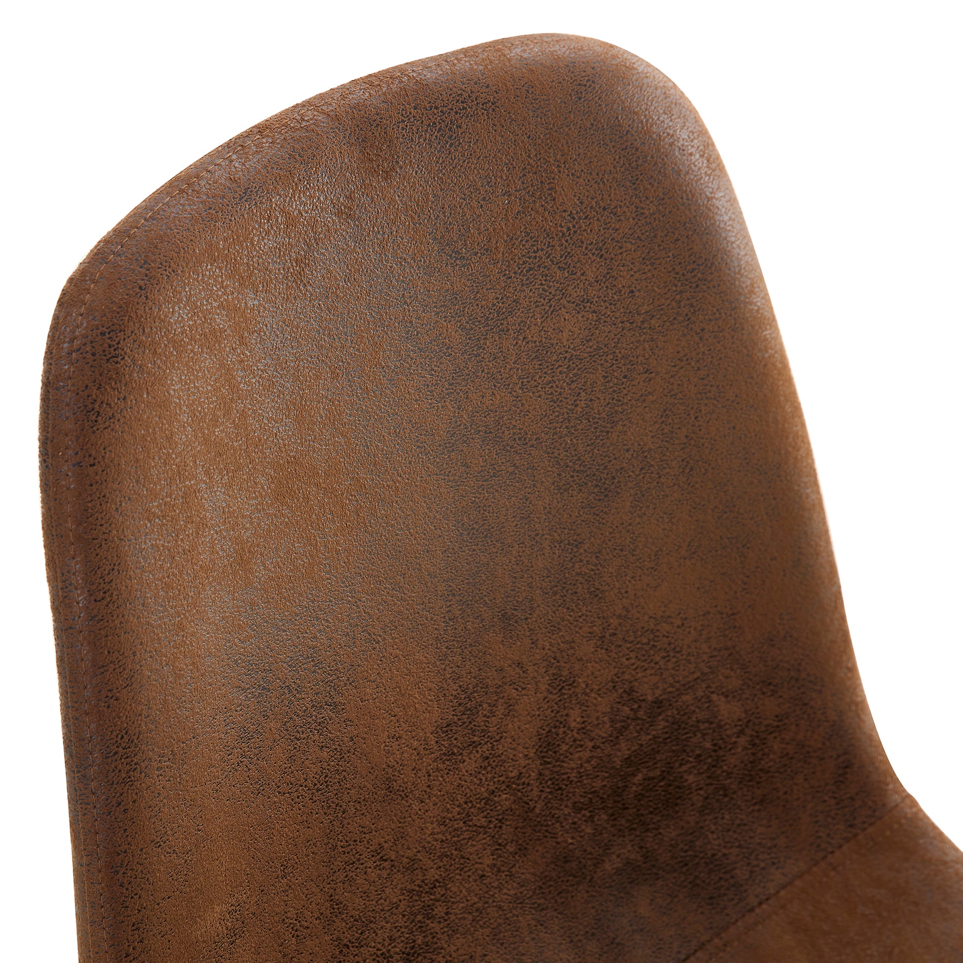 Table And Chair Set. Modern Dining Table With Mdf Top And Beautiful Mdf Legs. Comes With Brown Comfortable Chair With Seat And Metal Legs. Suitable For A Wide Range Of Decorative Styles. Brown,Wood Seats 4 Mdf