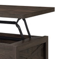 Walnut Coffee Table With Lift Top Walnut Primary Living Space Rectangular Wood Metal