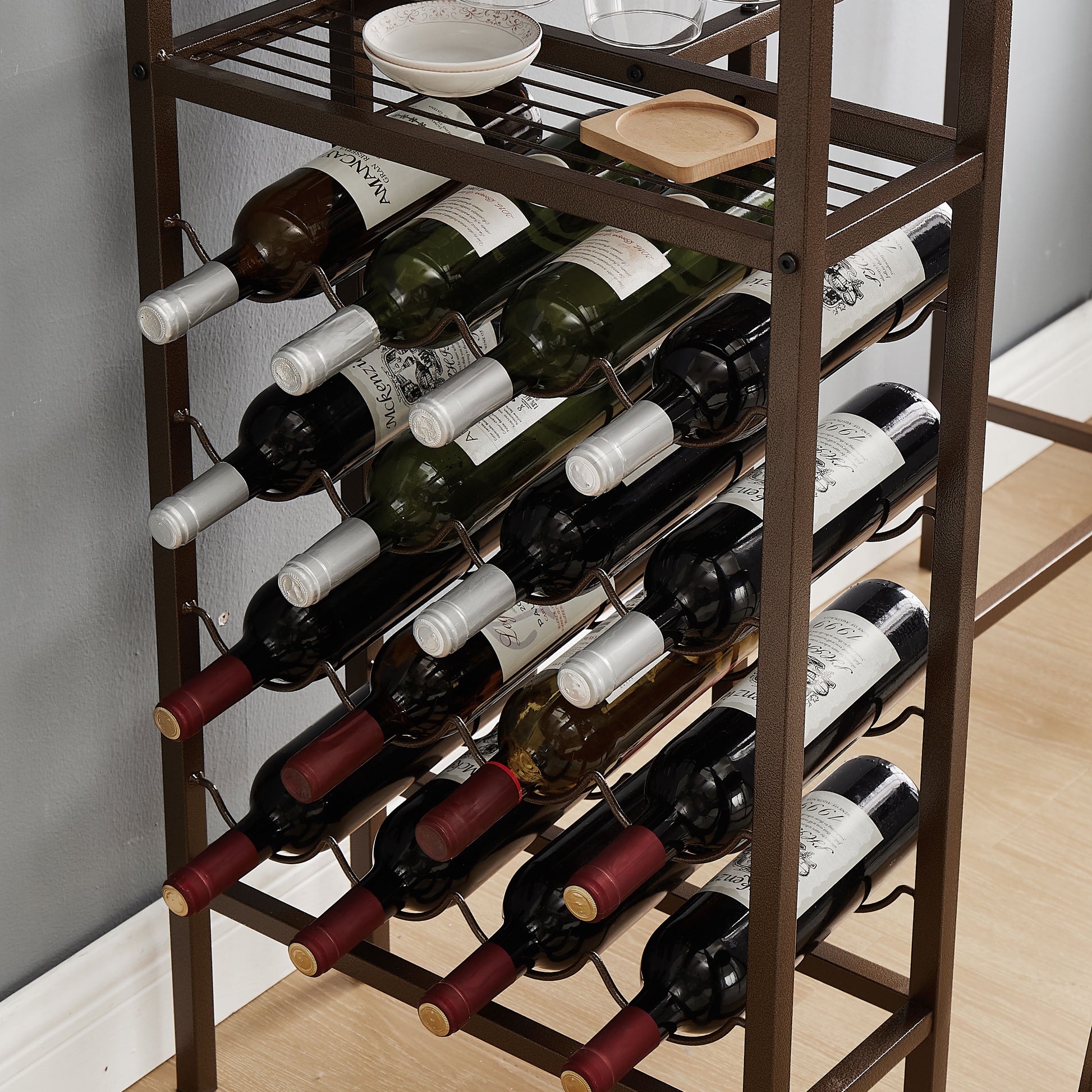 3 Piece Bar Steels Kitchen Dining Room Table Set Retro Brown Bar Chair For Dining Room Antique Brown Seats 2 Brown Dining Room American Design,American Traditional,Antique Rectangular Metal & Wood Dining Table With Chair Metal & Wood