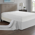 Wrap Around Adjustable Bedskirt Grey One Size Grey Microfiber