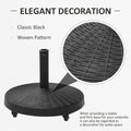 Outsunny 50 Lbs. Umbrella Base, 20.5
