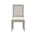 Modern Contemporary Side Chairs Set Of 2, Upholstered Seat And Back Gray Finish Wooden Furniture Gray Dining Room Contemporary,Modern Side Chair Wood