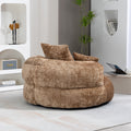 Coolmore Lazy Sofa Durable Comfort Lounger High Back Bean Bag Chair Couch With Three Pillows For Adults And Kids, Indoor & Outdoor, Single Gaming Sofa Chair For Bedroom,Office Coffee Chenille Coffee Foam Chenille 1 Seat
