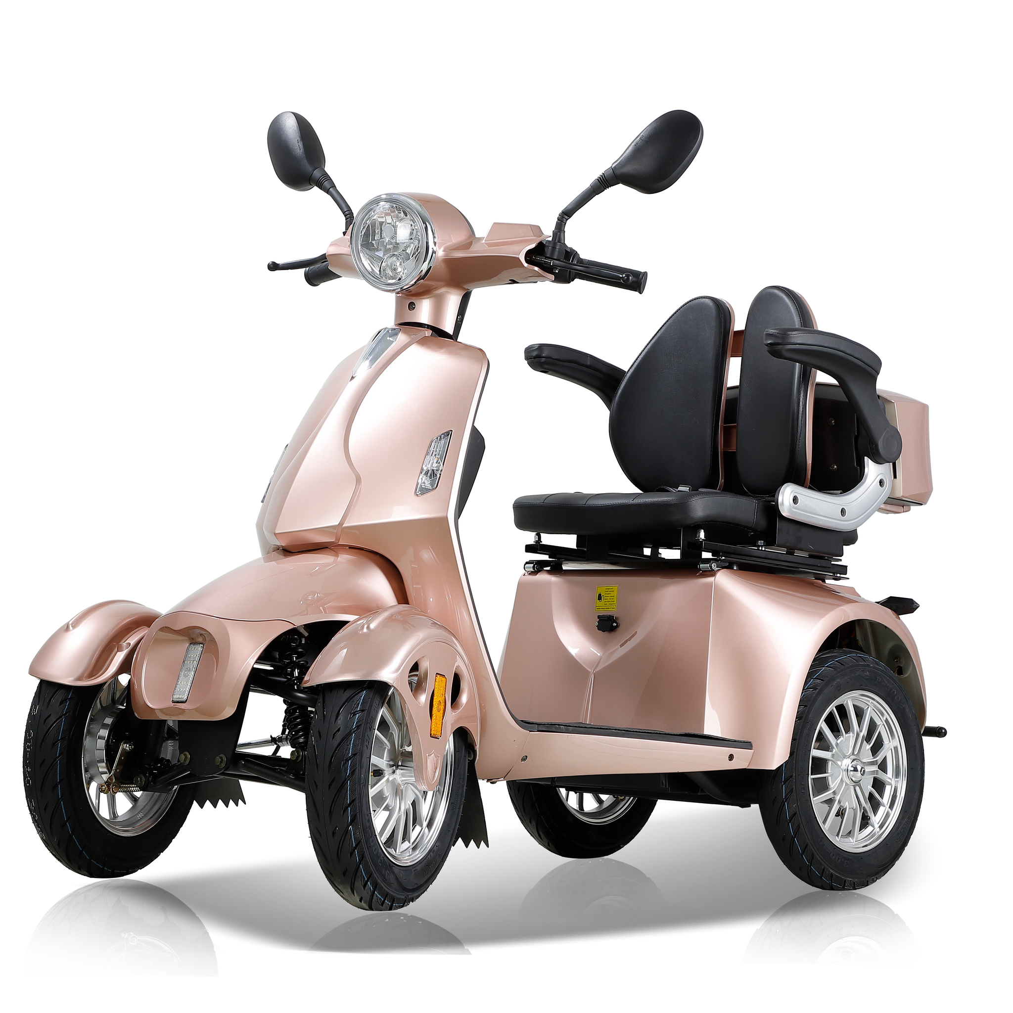 Fastest Mobility Scooter With Four Wheels For Adults & Seniors Rose Abs Pc