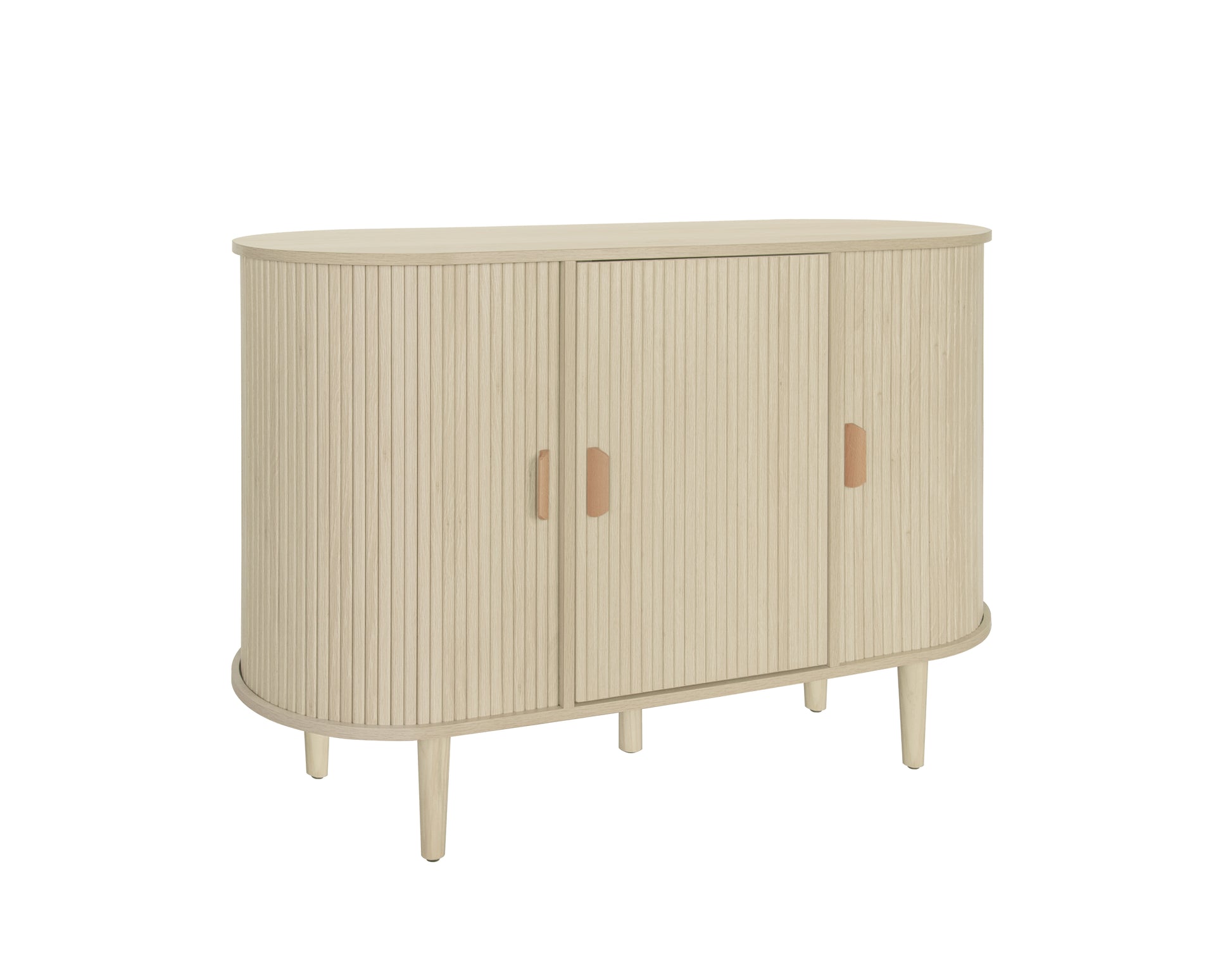 3 Door Buffet Cabinet,Large Storage Accent Cabniet With 3 Door,Sideboard Cabniet For Living Room, Entryway, Hallway, Office Kitchen And Dining Room Freestanding 3 4 Spaces Natural Sliding Doors Modern Mdf