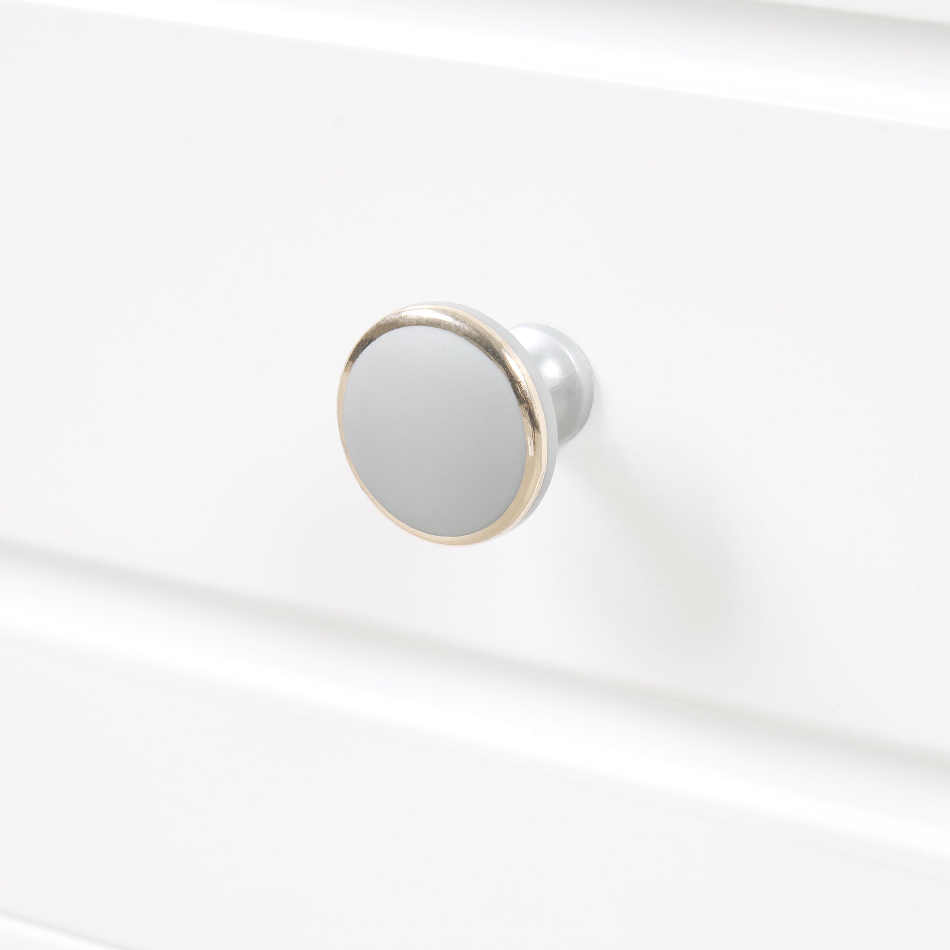 20" Bathroom Vanity With Sink, Bathroom Cabinet With Soft Closing Glass Door, A Drawer, White White Mdf