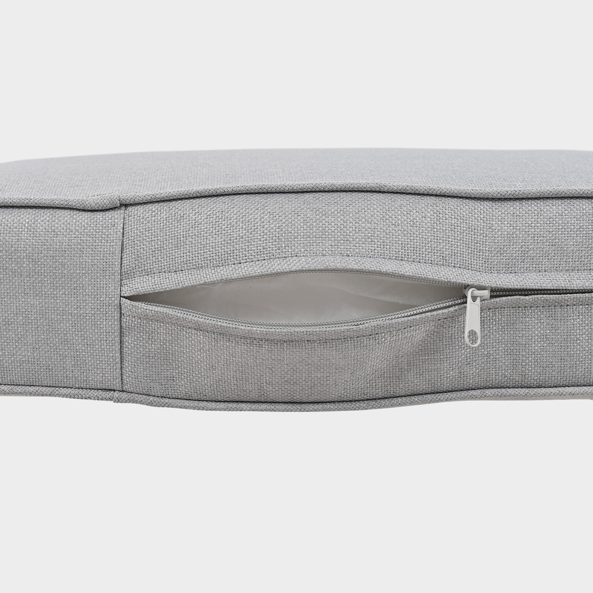 Modern 5 Person Outdoor Seating Group With Cushions Rope Waved Patio Sofa Set For Garden, Lawn, Poolside, L Shaped, Black Gray Yes Deep Seating Grey Black Weather Resistant Frame Water Resistant Cushion Garden & Outdoor Modern Sectional Seating Groups